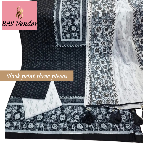 Block print three pieces 12