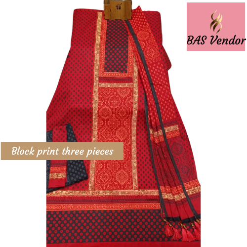 Block print three pieces 27